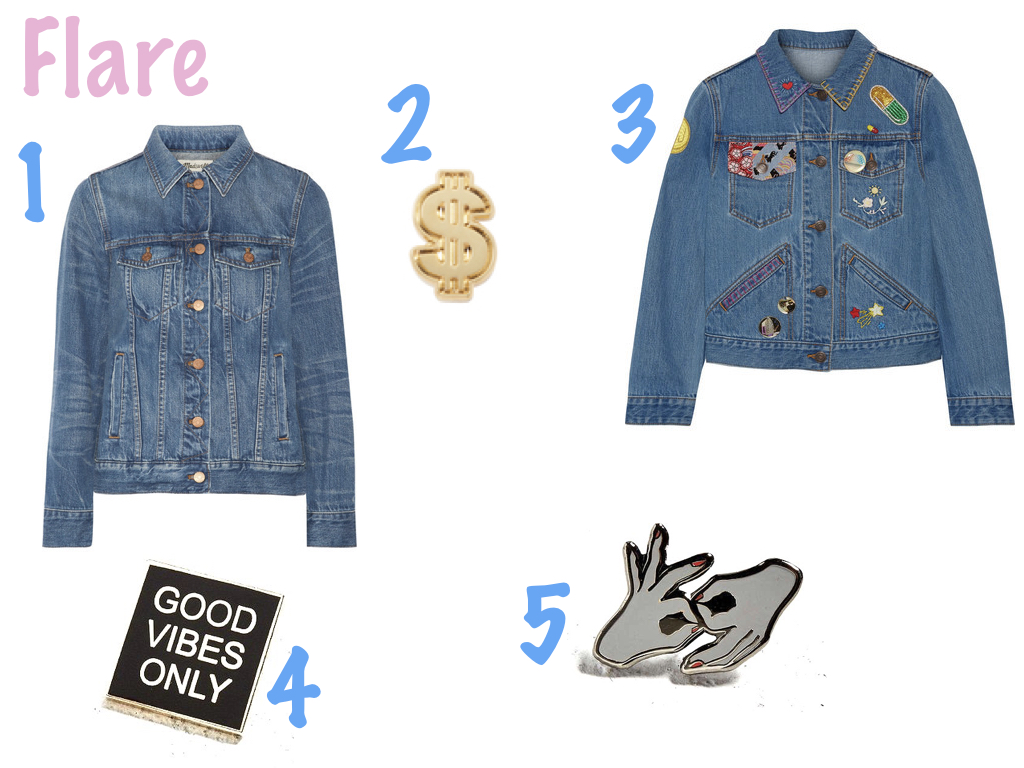 one. MADEWELL , $120 | two. PINTRILL , $10 | three. MARC JACOBS , $895 | four. PINTRILL , $12 | five. PINTRILL , $12