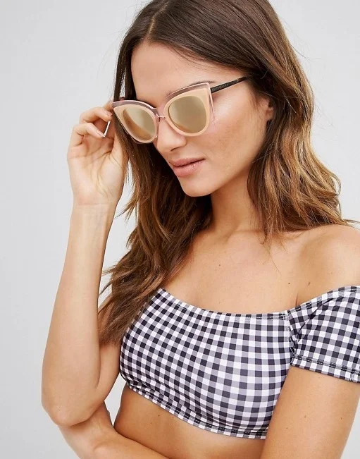 South Beach Oversized Perspex Cateye Sunglasses- ASOS $23.00