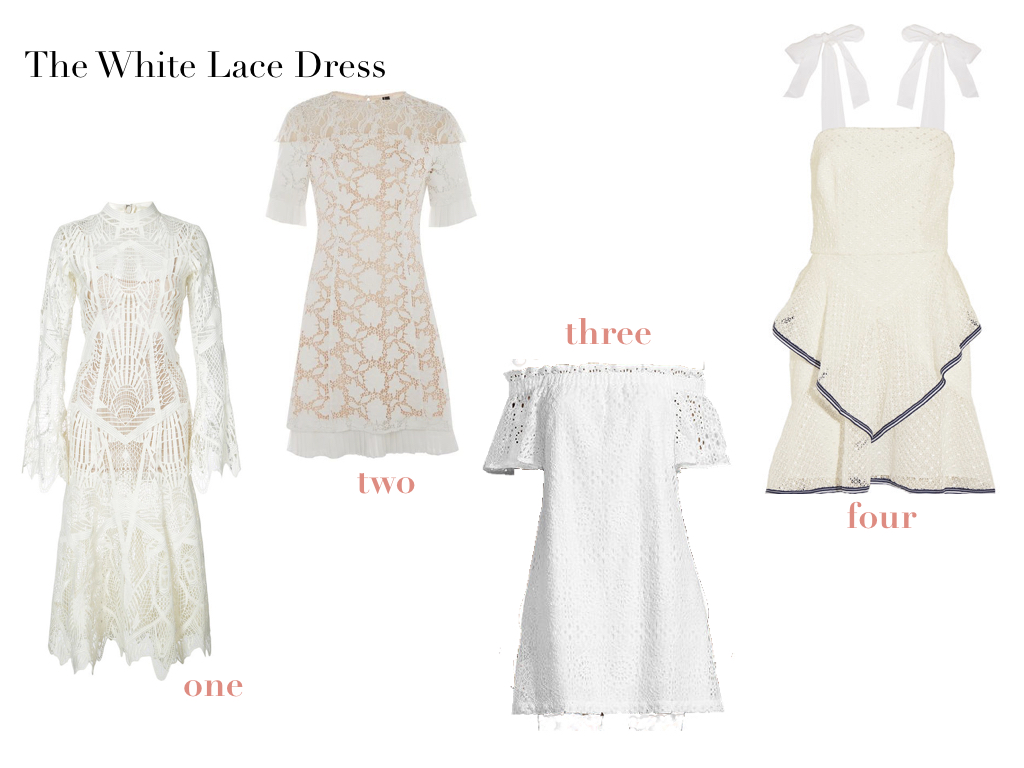 one. JONATHAN SIMKHAI , $1,695 | two. TOPSHOP , $240 | three. A.N.A. , $35 | four. REBECCA VALLANCE , $680