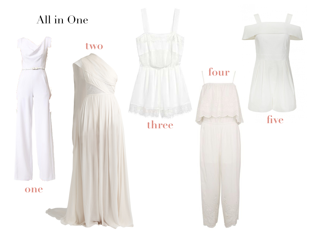one. BLACK HALO , $390 | two. ELIE SAAB , $3,257 | three. H&M , $24.99 | four. TOPSHOP , $75 | five. TIBI , $495