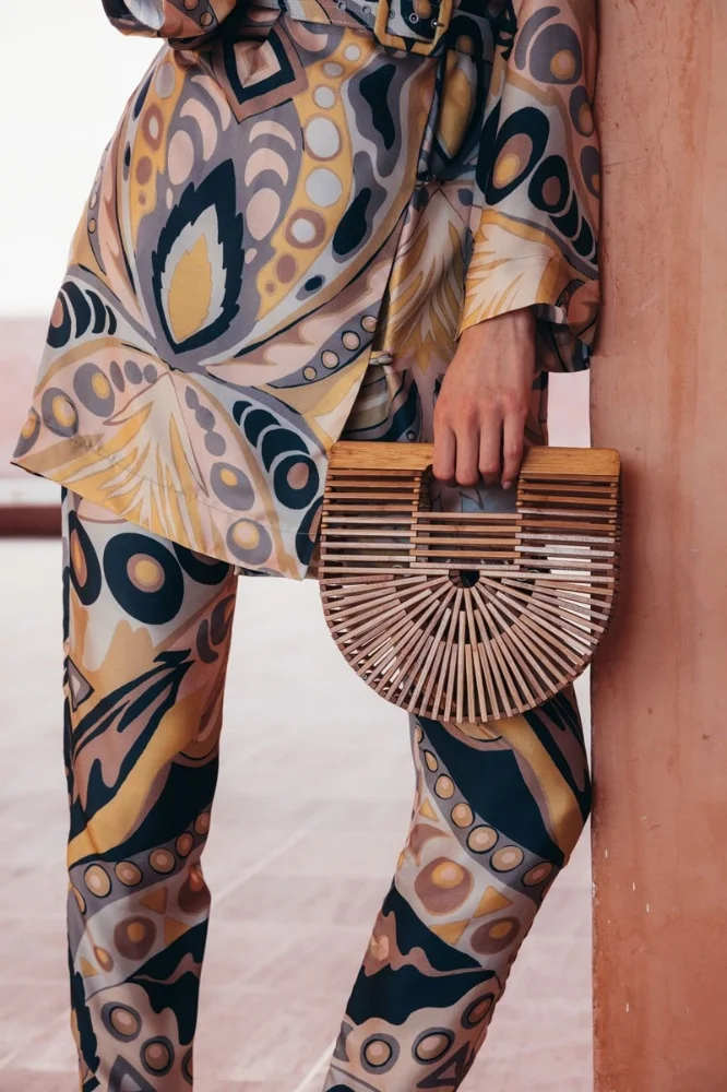  Cult Gaia’s Ark Large Bamboo Clutch, $168.00, Available at Cult Gaia