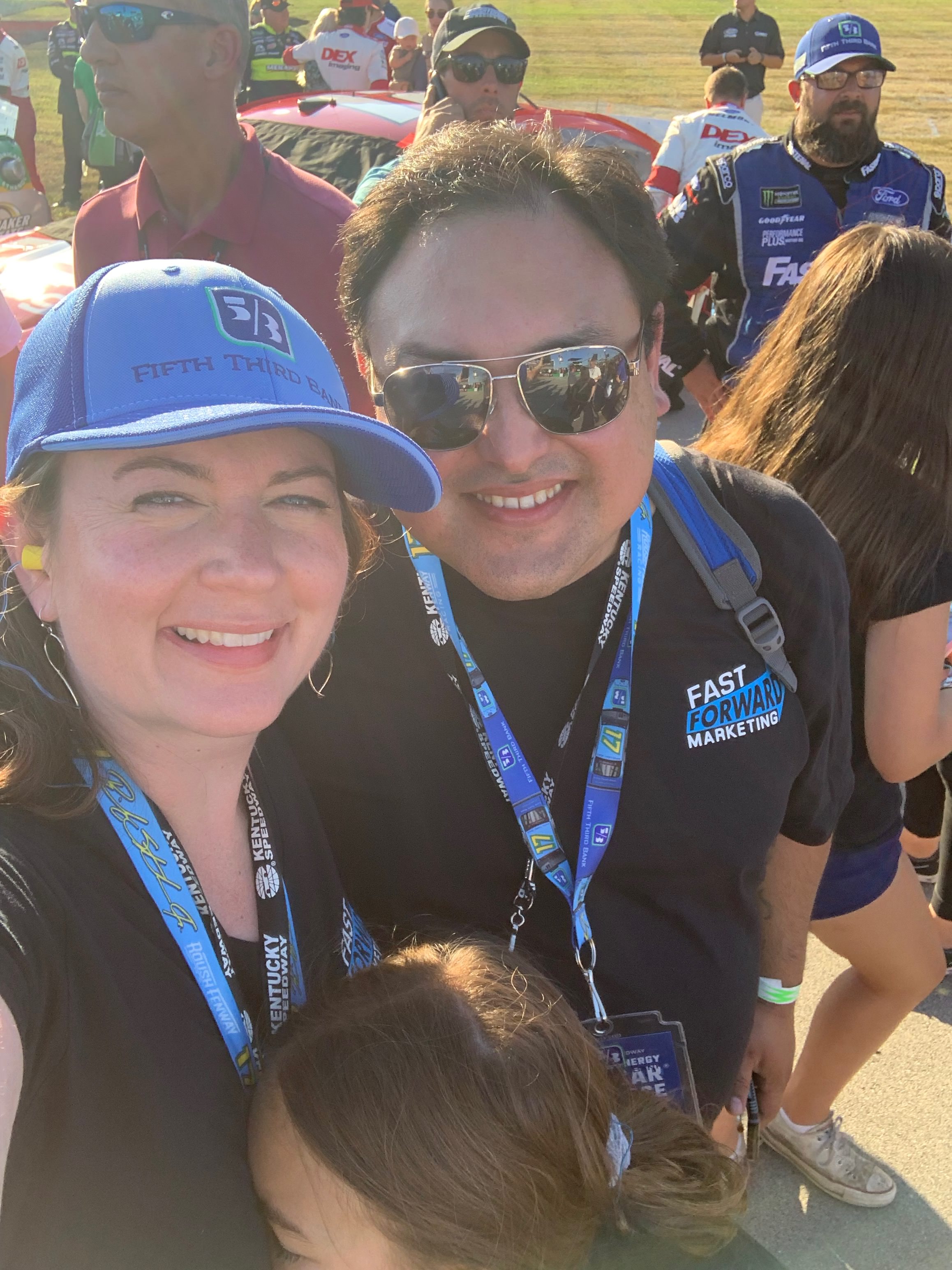 Vanessa with her husband Jim