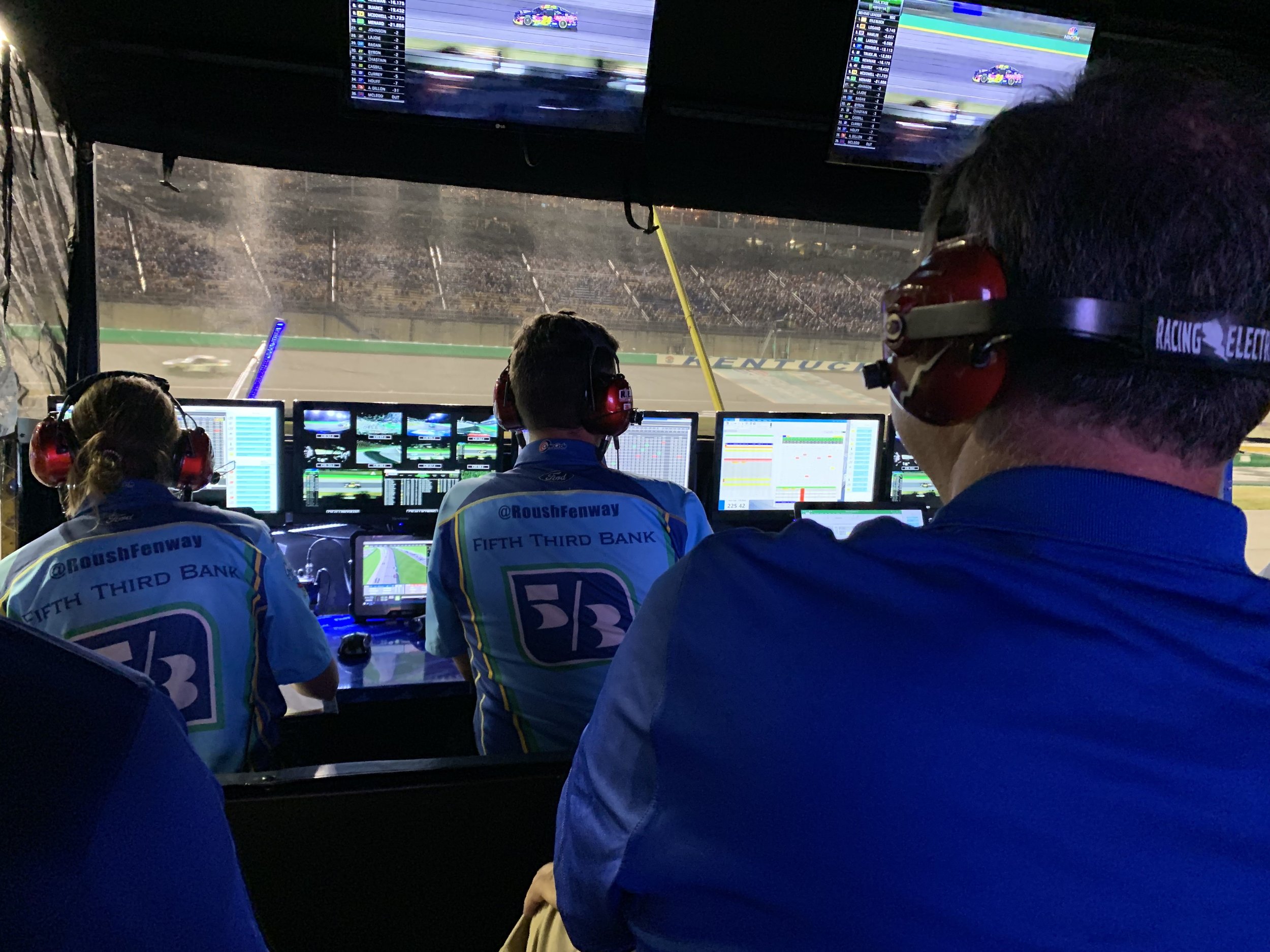 Coaches for No. 17 Fifth Third Bank Ford Driver Ricky Stenhouse Jr.