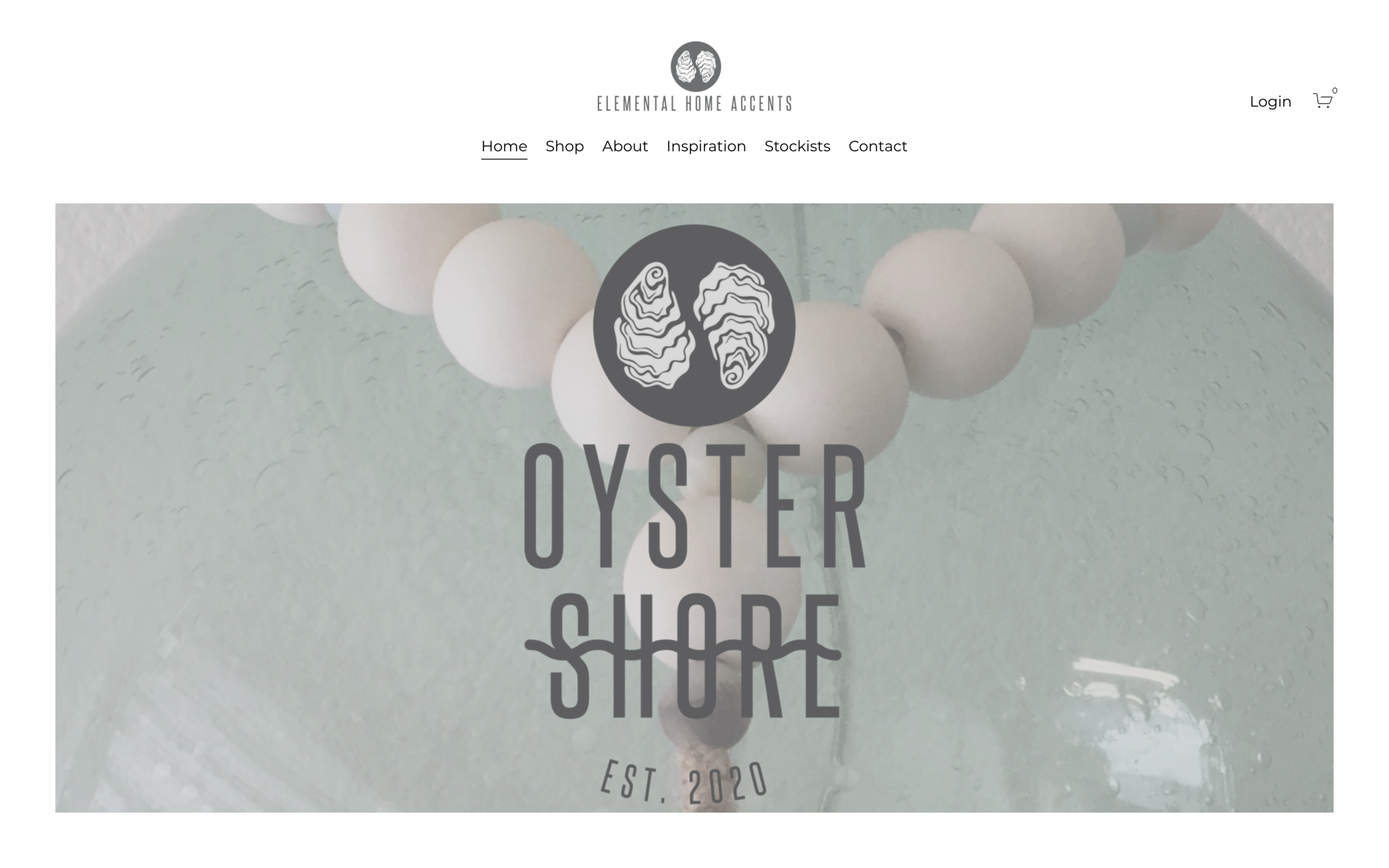 Oyster Shore, E-Commerce, San Diego CA