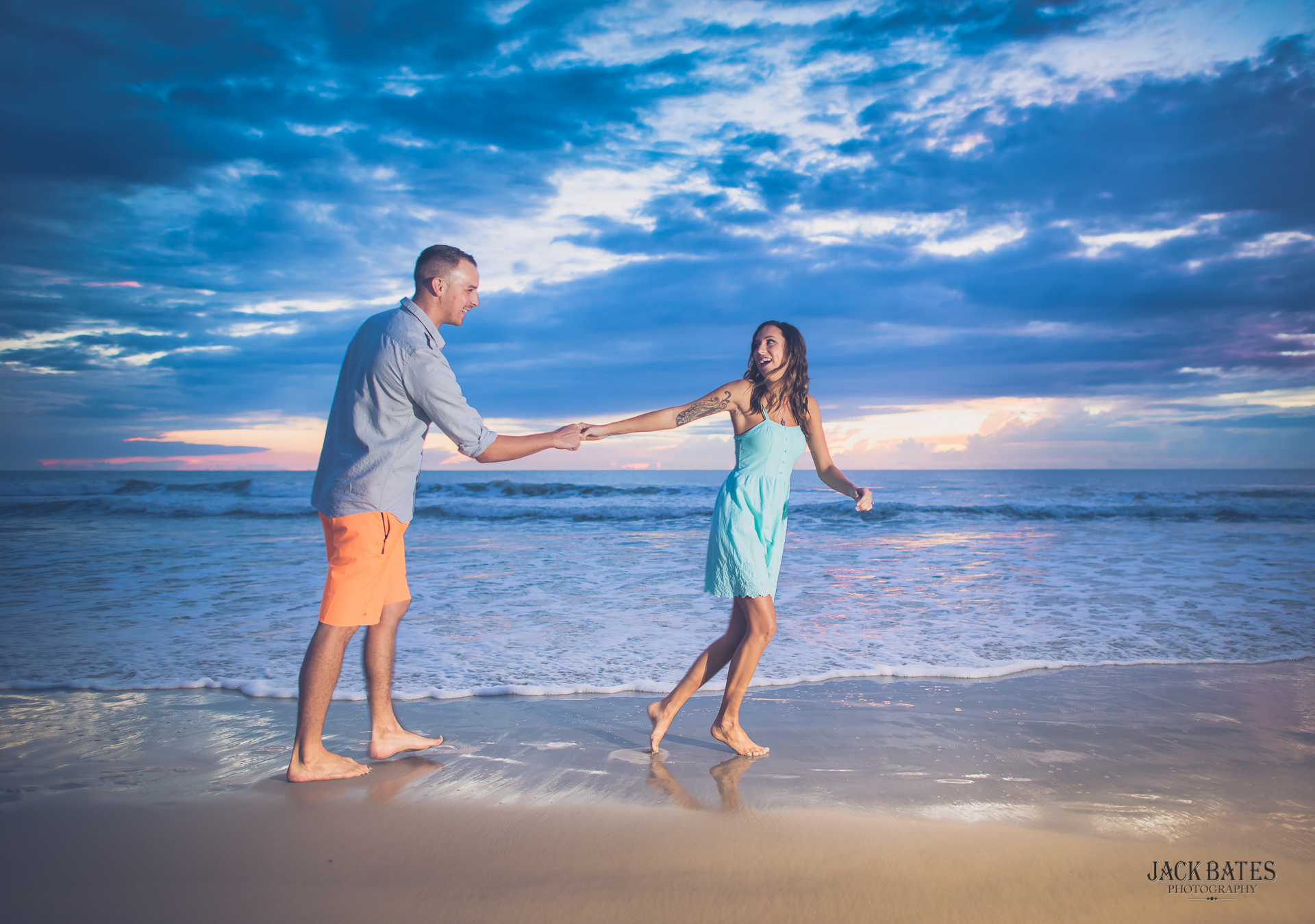 Kaitlyn and Adam Engagement Photo Shoot in Jacksonville Beach. View More.