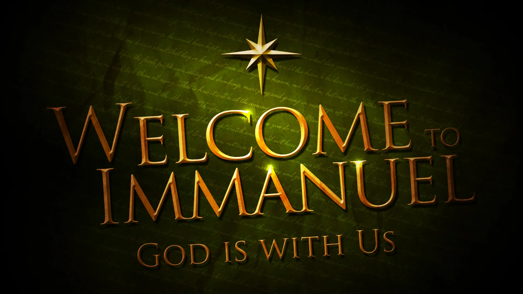 Meandering - Welcome Immanuel