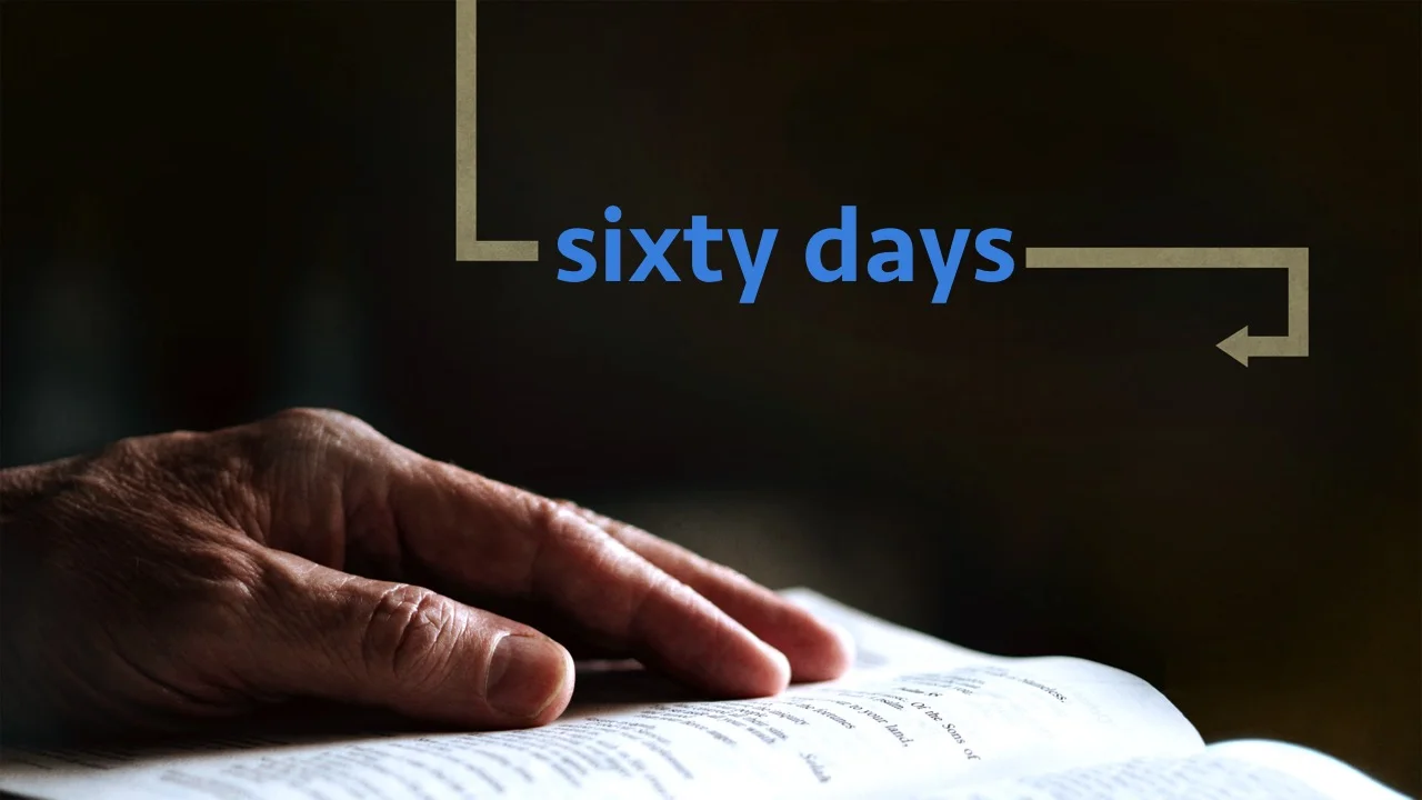 Sixty Days in My Bible Plan