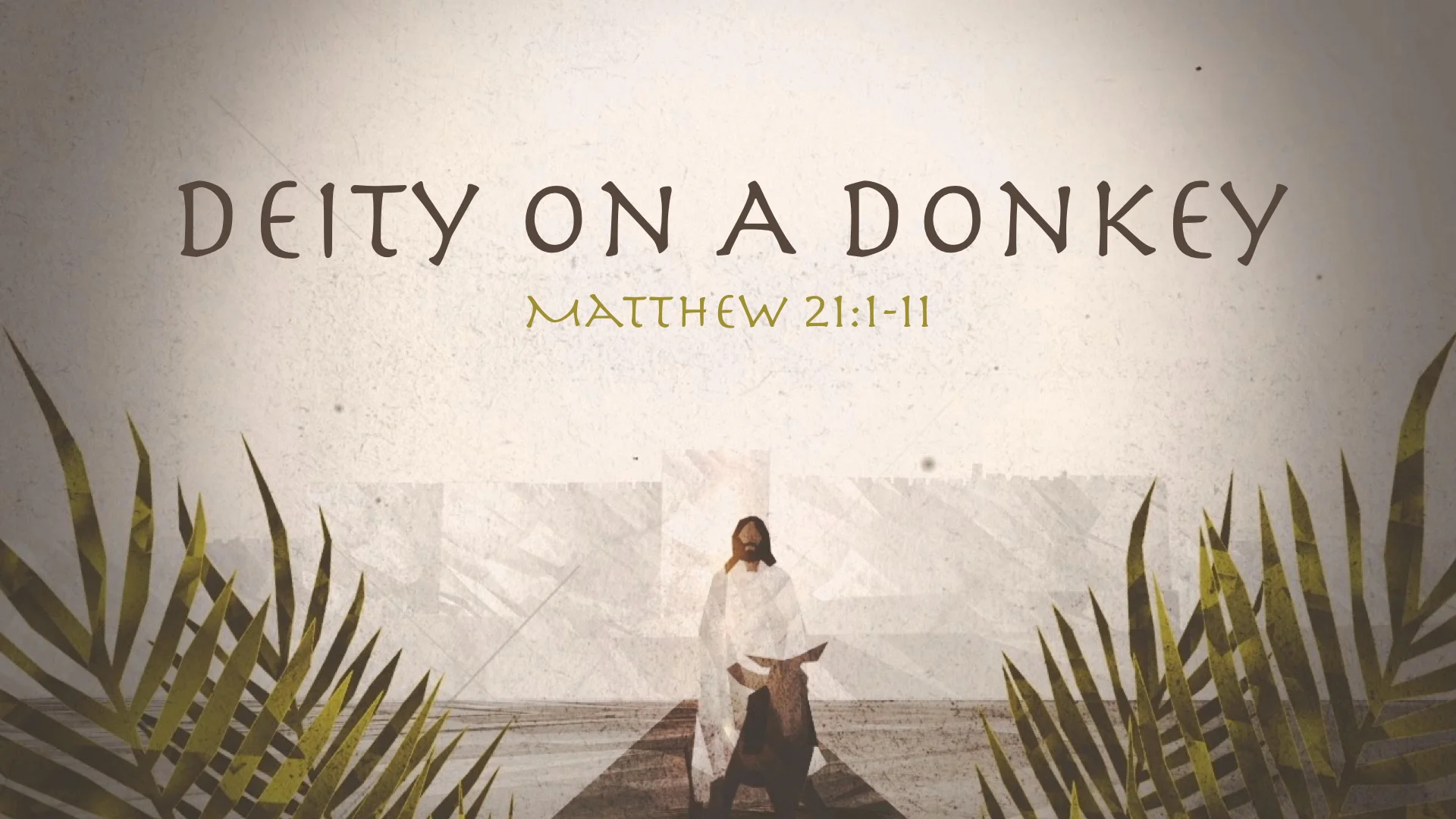 Deity on a Donkey