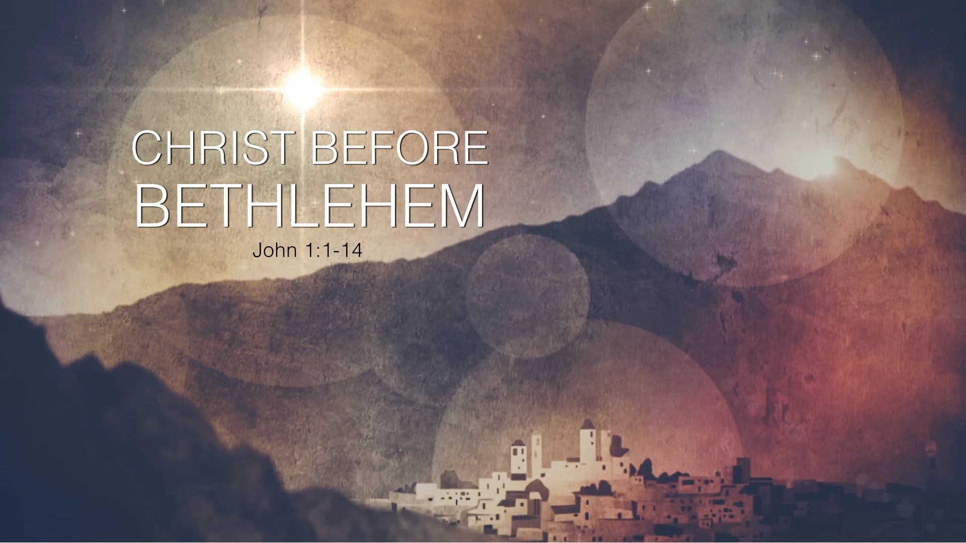 Christ Before Bethlehem