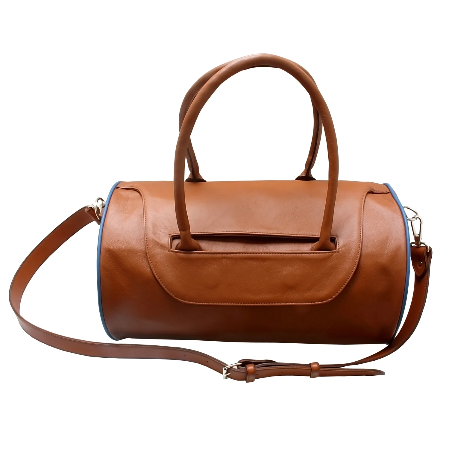 saddle brown blue piping.jpg