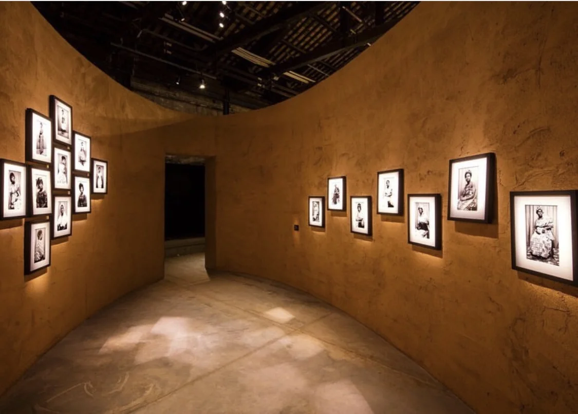 Portraits by Felicia Abban, walls designed by David Adjaye. Photo credit: @luxenoirmag