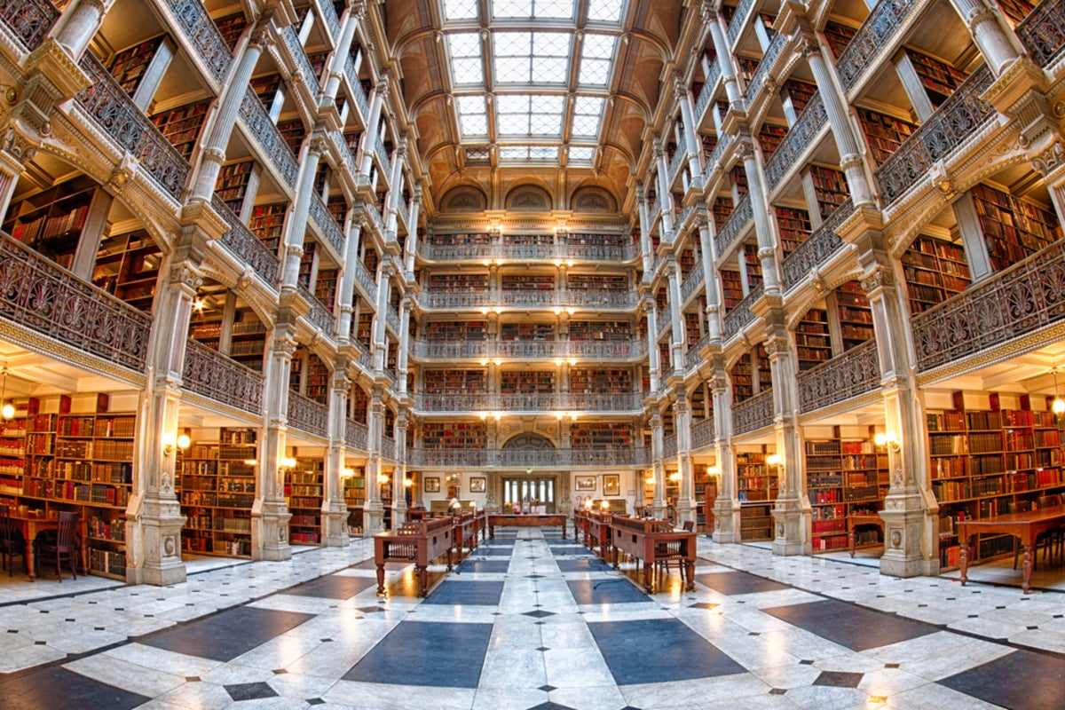 George Peabody Library, Photo Credit: Patch.