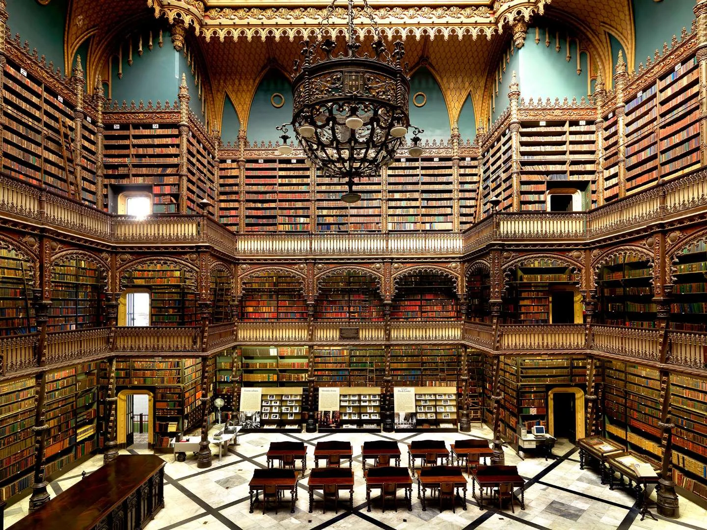Royal Portuguese Reading Room. Photo Source: MSN.com.