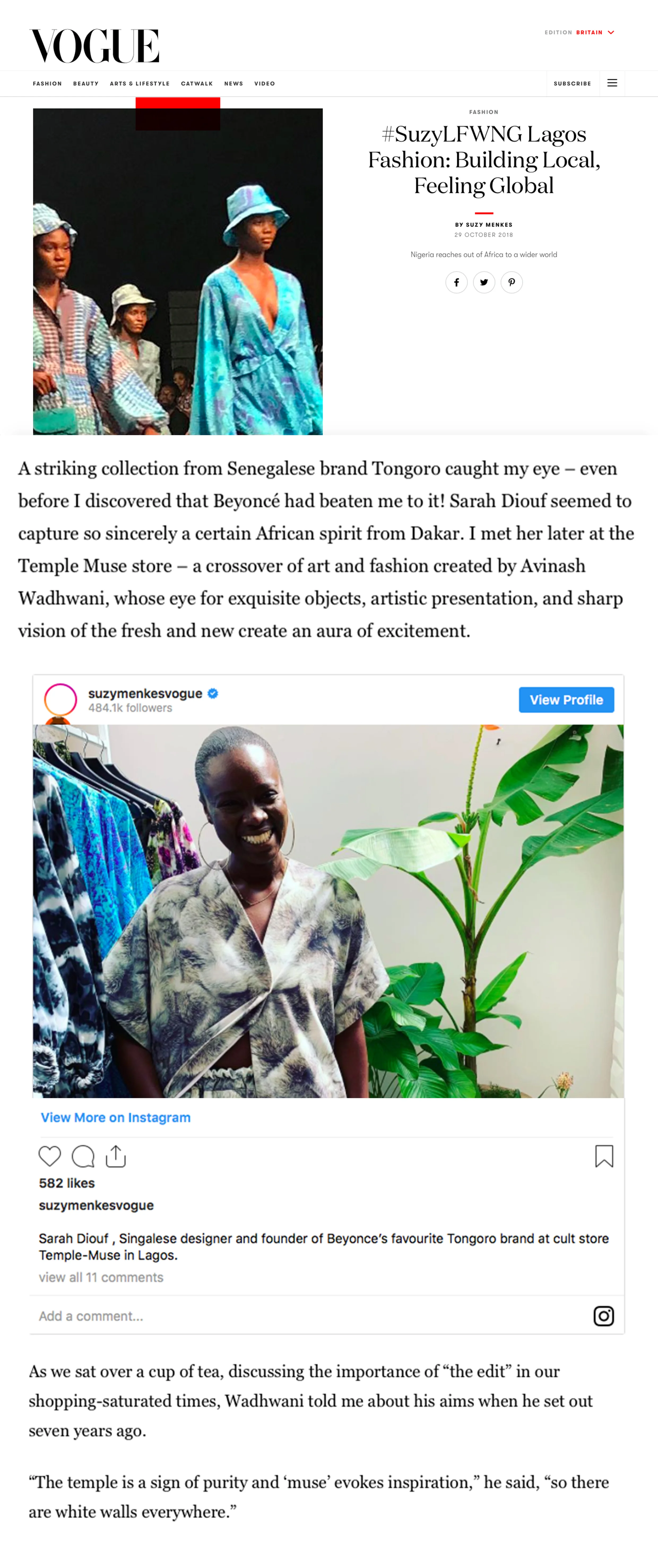 Suzy Menkes | Vogue.co.uk