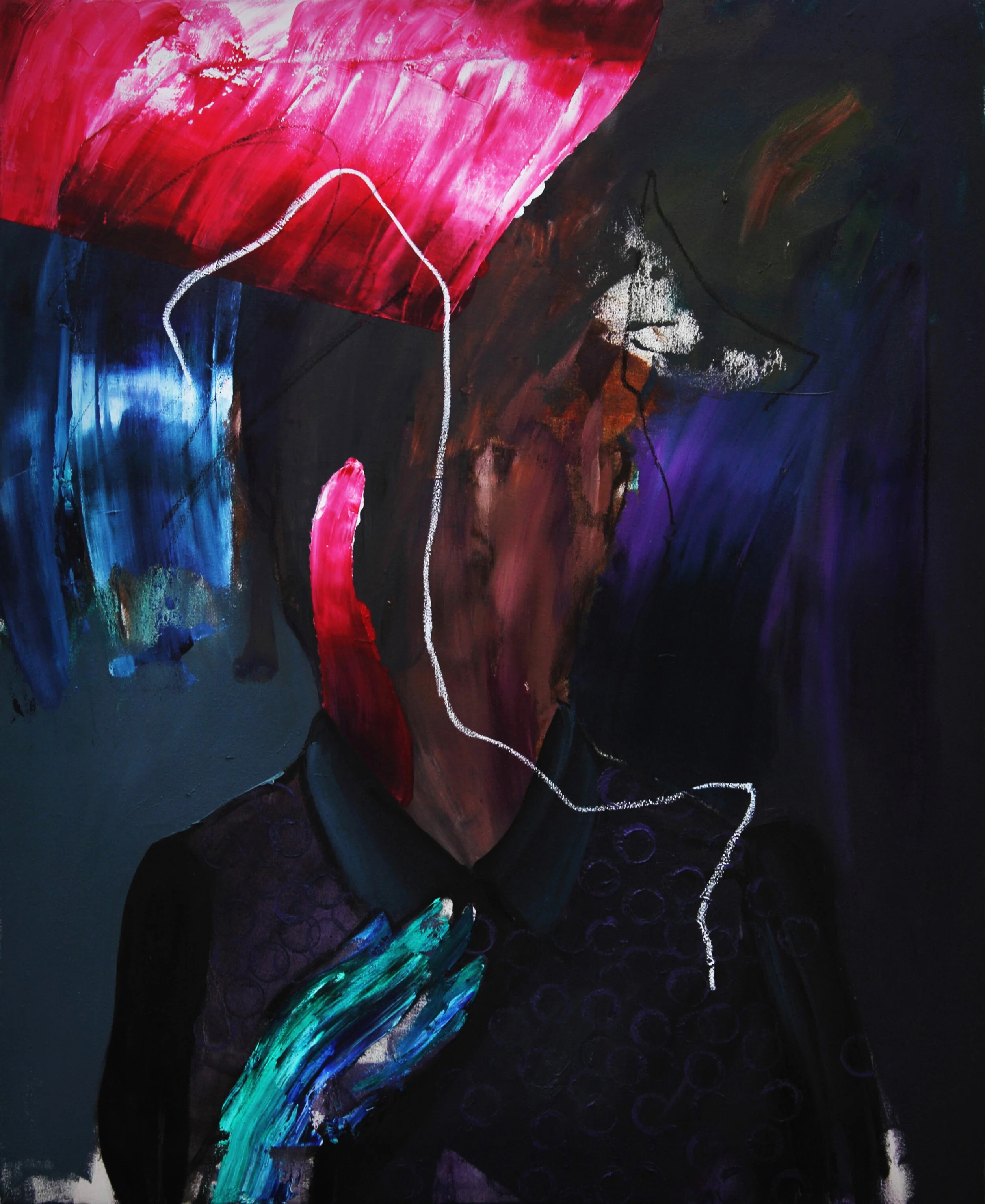 In Immaculata’s Blouse (Self Portrait)