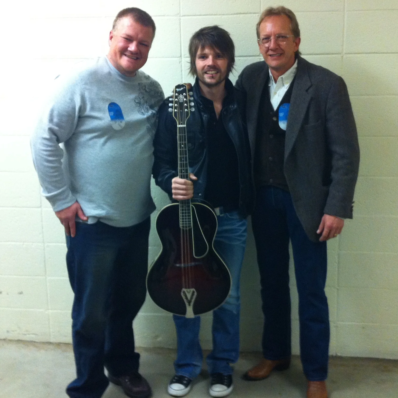 Bruce Weber JR and Bruce SR here with Jimmy and his Weber Octar