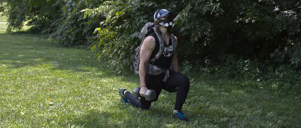 Lunges done on different inclines, slopes, and terrain is the best way to target not only the large muscles in the legs, but the small stabilizer muscles as well. 