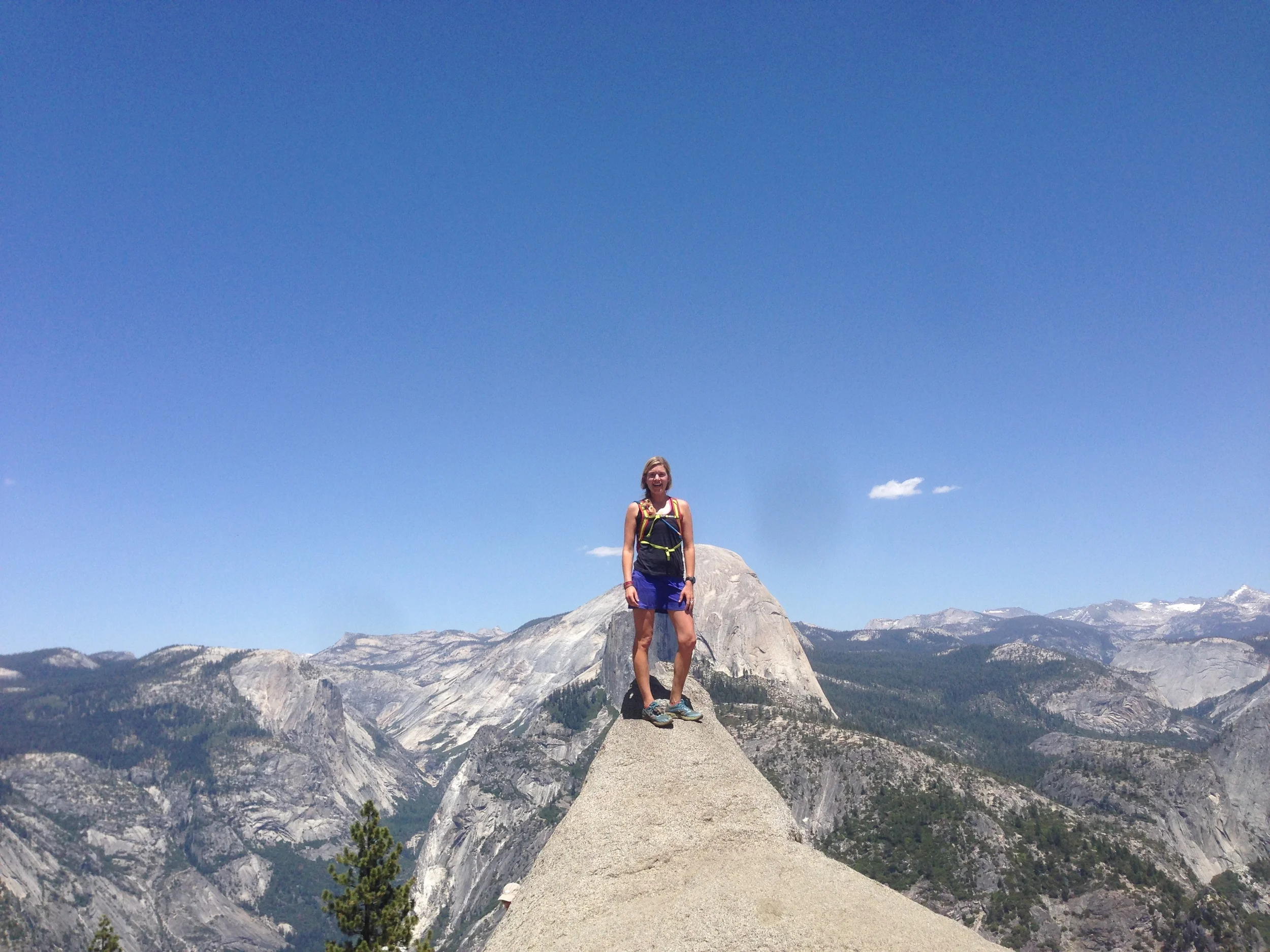 Glacier Point with a view of Half Dome, Yosemite National Park 