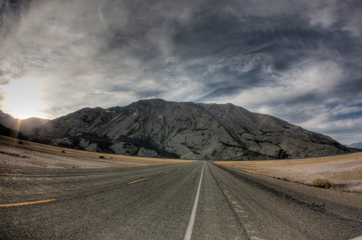 Alaskan Highway, somewhere between White Horse, Canada and the U.S. border.
