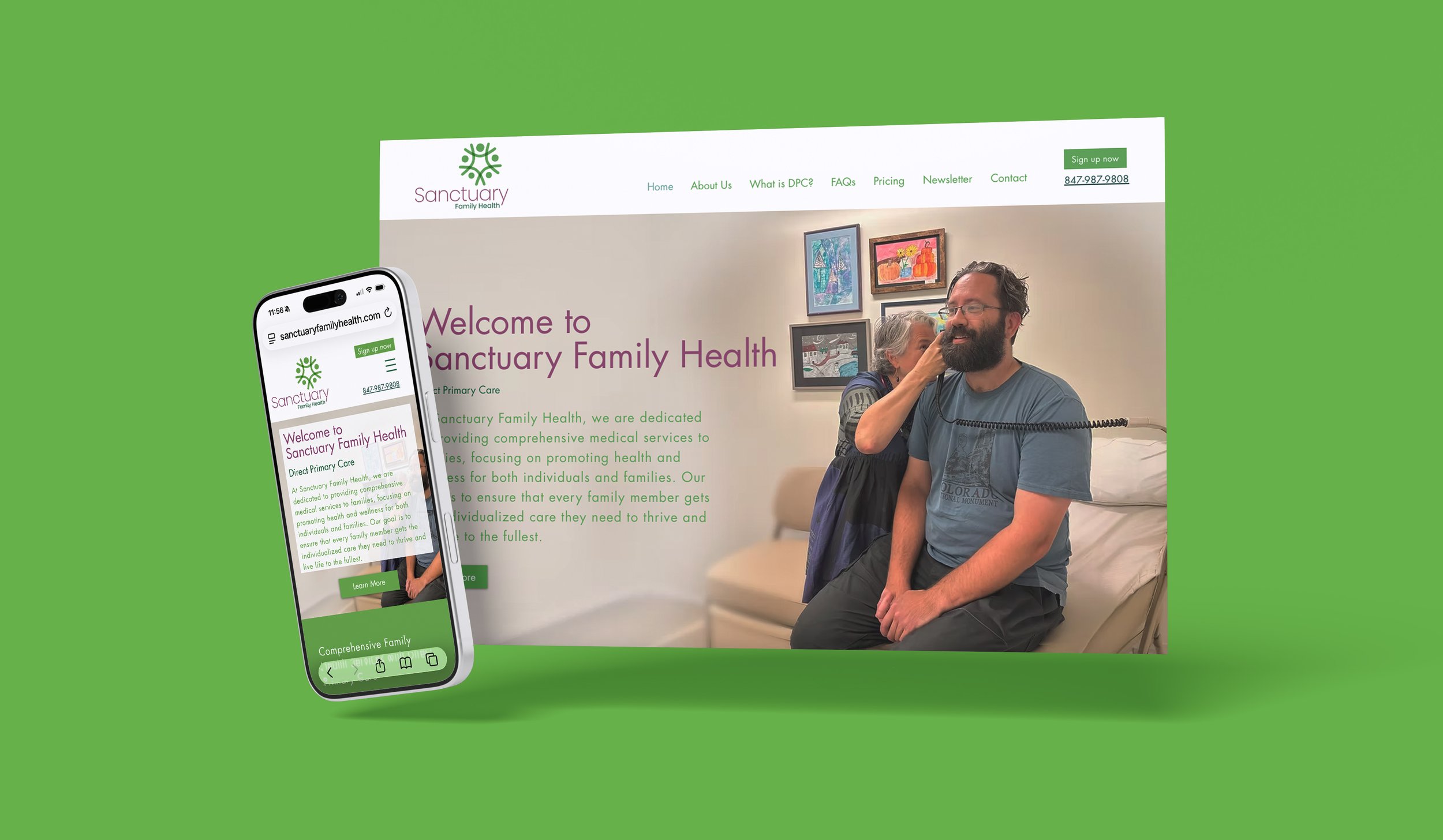 Sanctuary Family Health Website