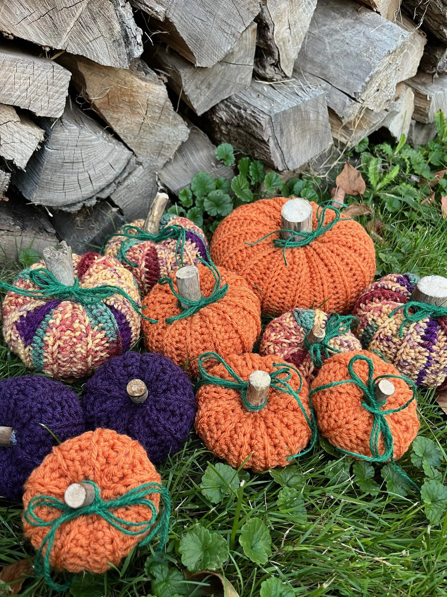 Meg & Me Crochet Pumpkins