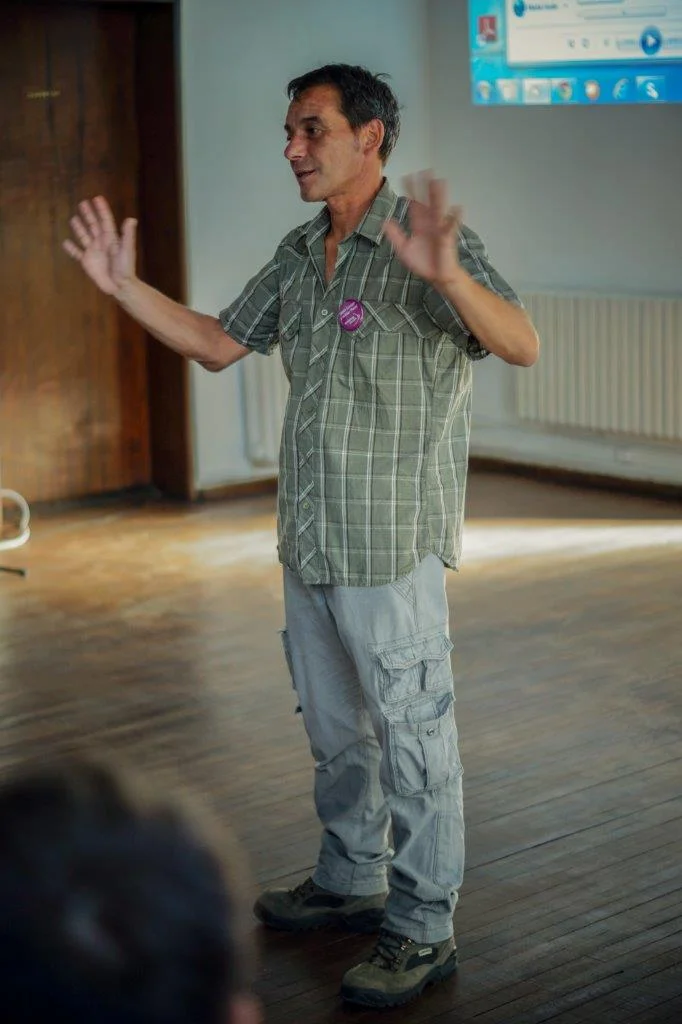The inimitable Hristo Hristov, lead biologist on the Tarpan project and many other re-wilding projects in the Rhodope.