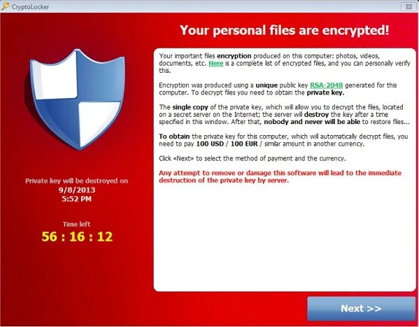 URGENT: Watch Out For Cryptolocker, A Virus That Holds Your Files Ransom