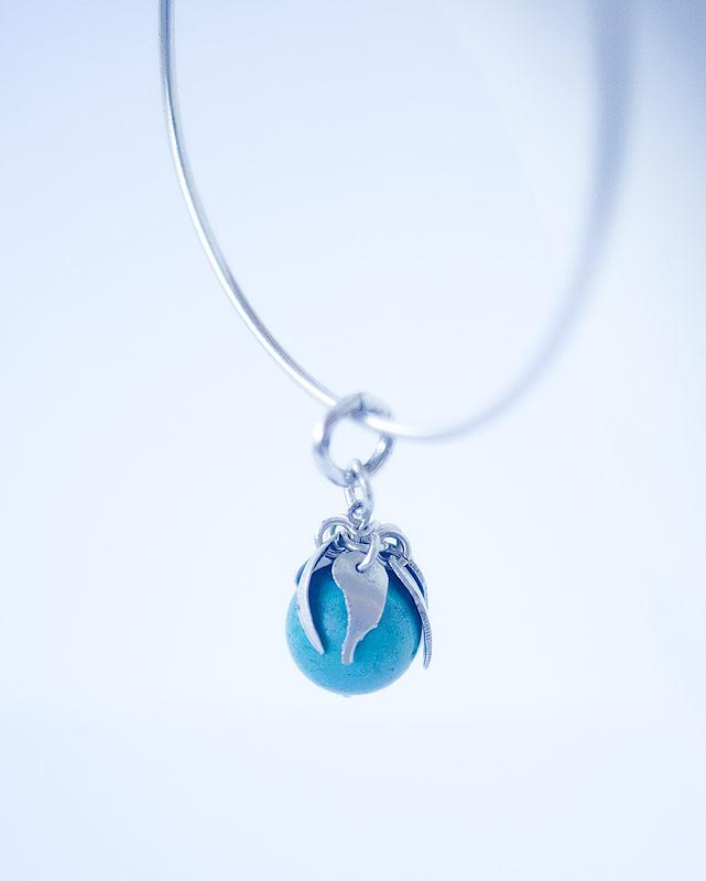 Turquoise Dangle from Bangle Bracelet.jpg