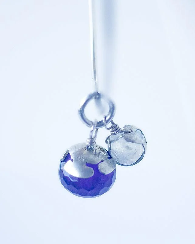 Amethyst and Moonstone Dangle from Bangle Bracelet.jpg