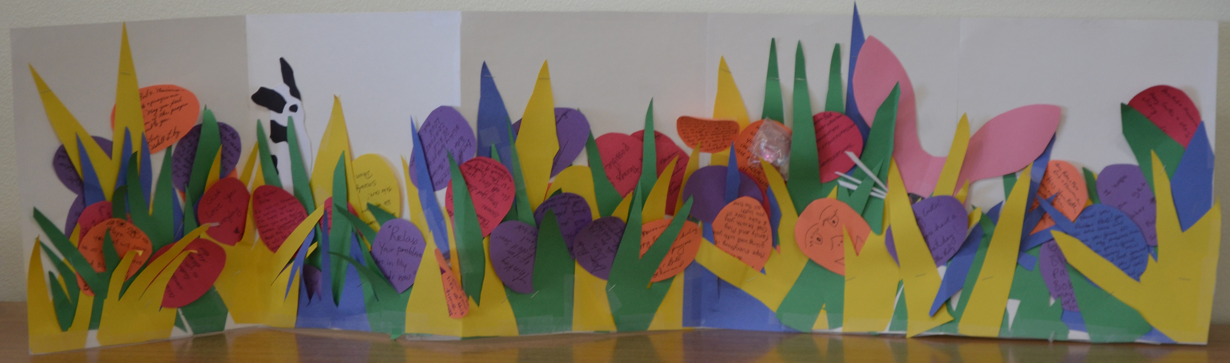 The Egg Hunt card Youth Group made for Pastor Bob and Marianne