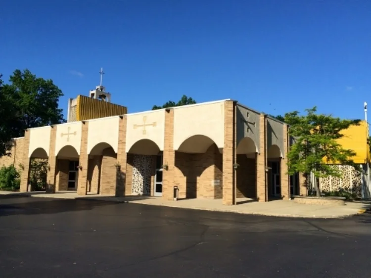 church facing west