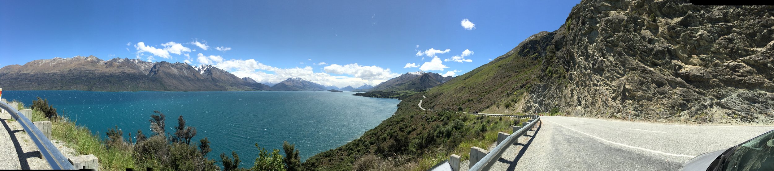 Queenstown to Glenorchy 60mins of pure joy and the best white knuckle road I've driven.