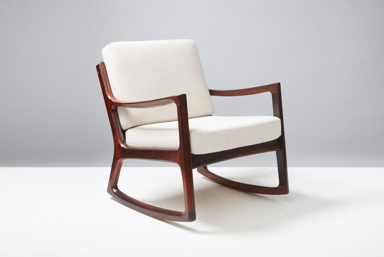 Ole Wanscher Senator Rocking Chair, Rosewood