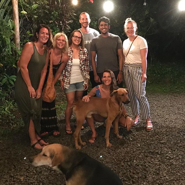 Street dogs are the best! 
Yoga Retreat family photo. .
.
.
.
.

#yeahyoga #adventure  #retreatlife  #compassion #love #surf #yogaeverydammday #yogateacher