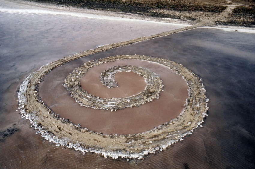 Robert Smithson. Spiral Jetty, 1970