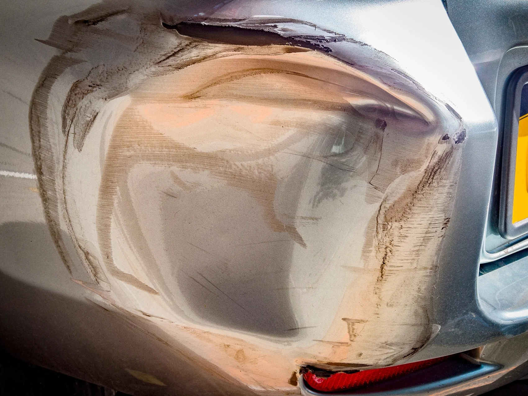 Rear Dent, Broken Reflector, Manhattan, NY