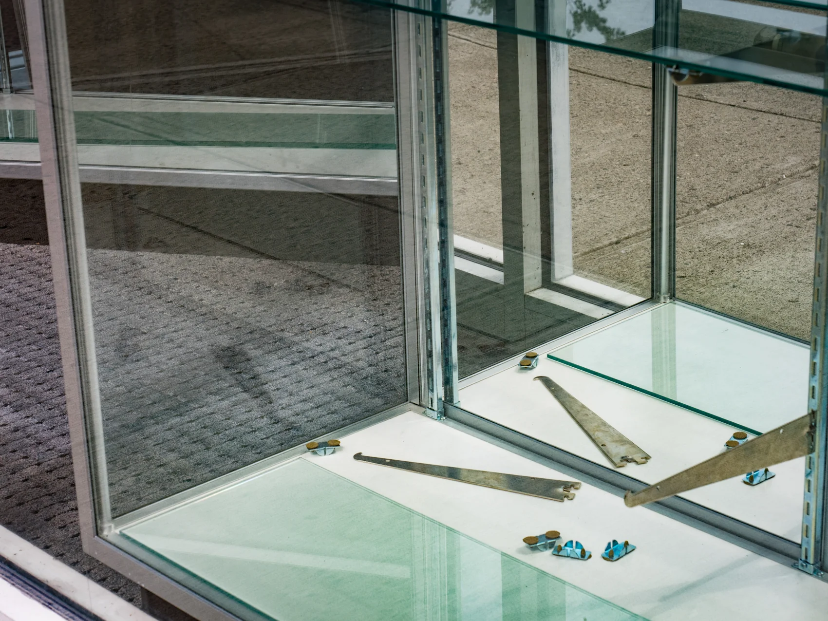 Glass Shelves, Empty Store, Piermont, NY