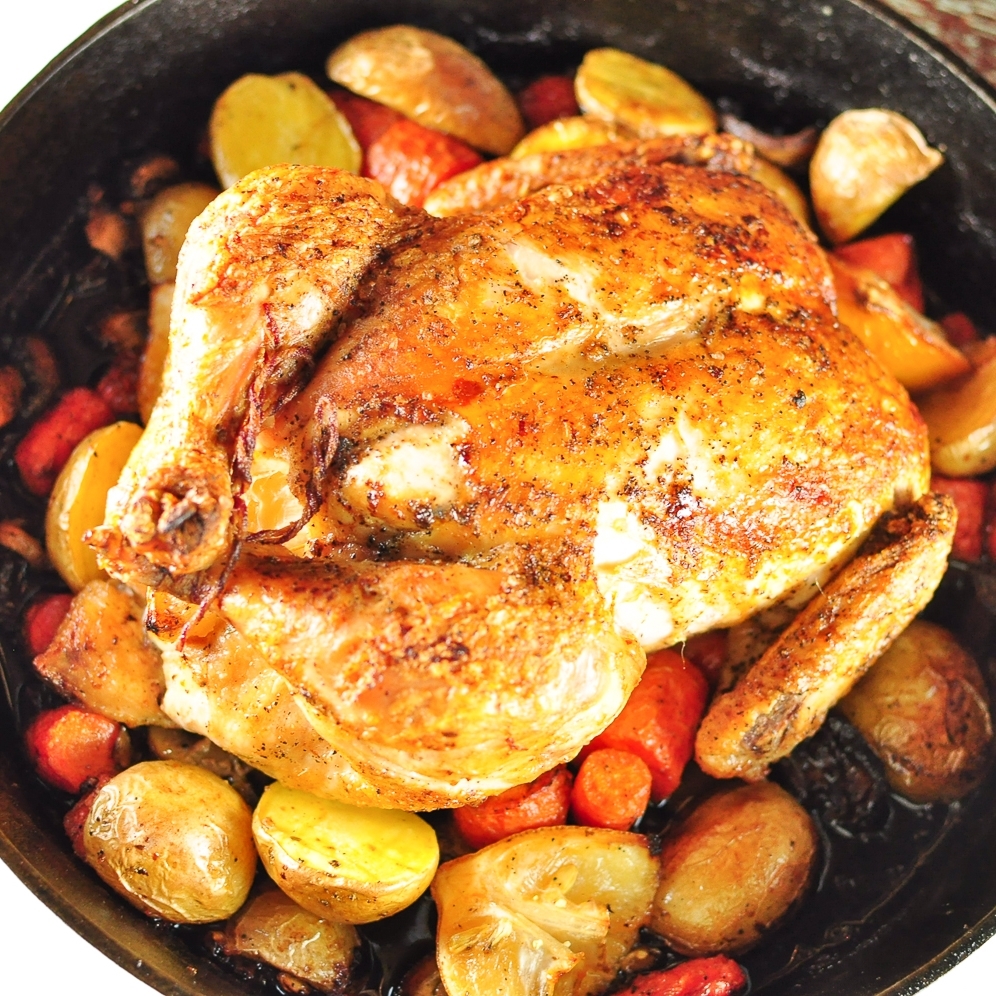 skillet roast chicken