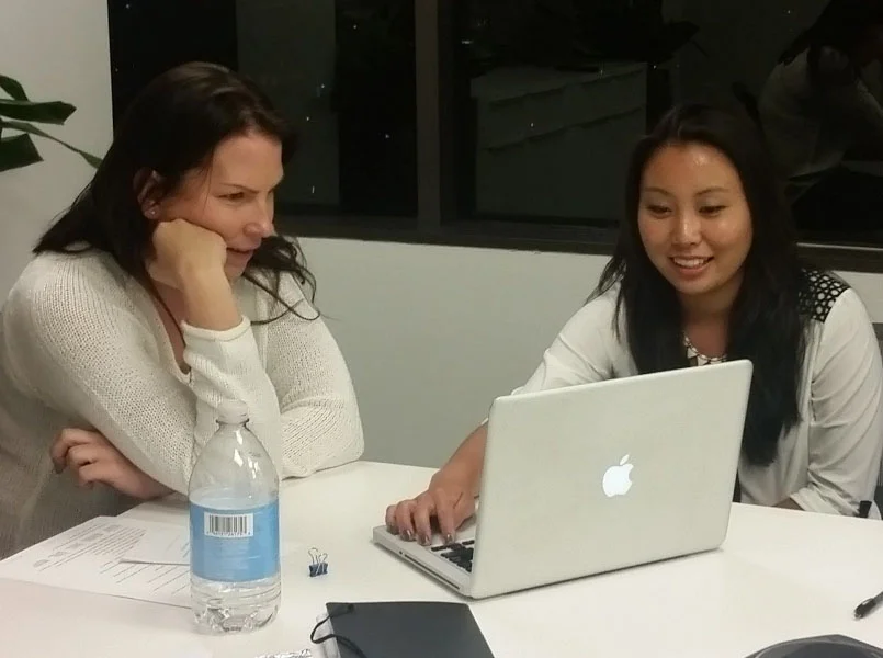 Jennifer Novak, Global Head of Talent Recruiting from DDB, reviews Kristen Sugihara's portfolio