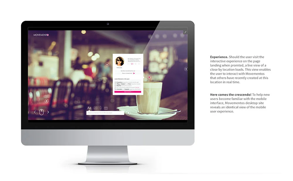 The app allows new users to discover "saved memories", including tips, advice and fun moments. 