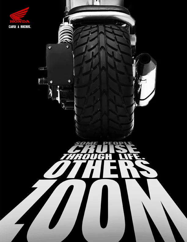 Ad for Honda Rukus