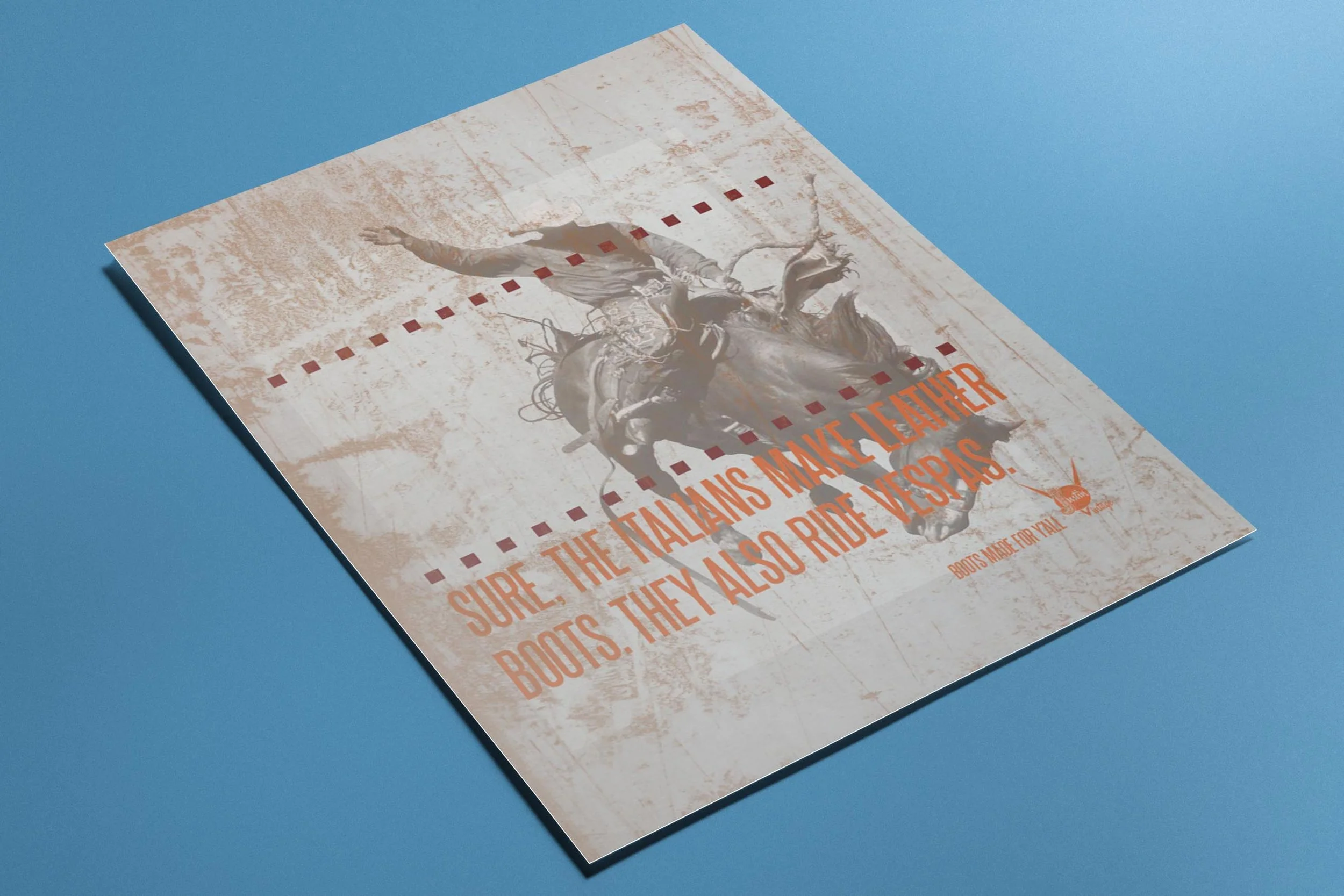 The first ad Eric produced in Portfolio School