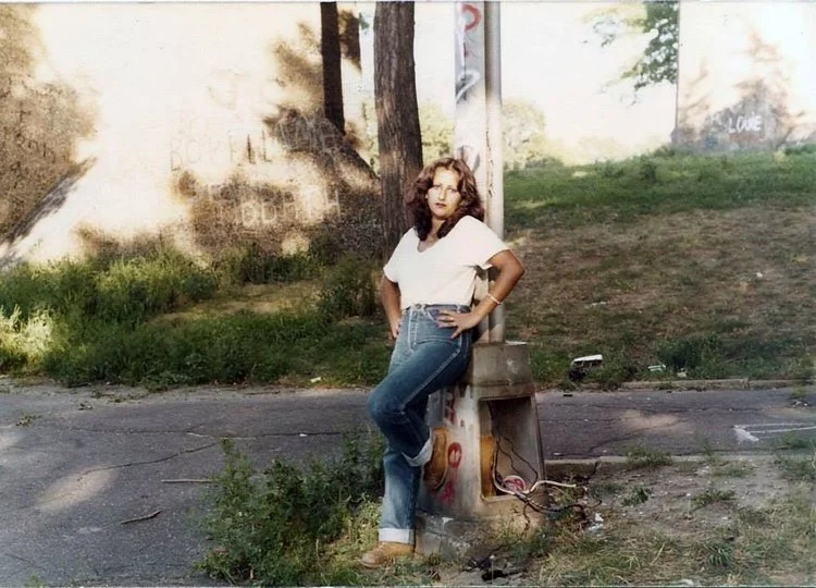 Anthoula Lelekidis’s mother, Betty, in Astoria Park in the late 1970s