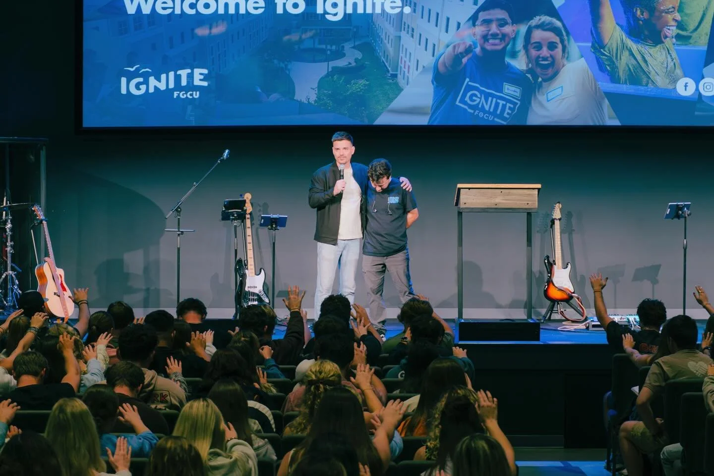 Last week, we celebrated our Worship Leader, Joshua Scott, who after 8 amazing years with IGNITE is moving into a different season of his life!

Josh started off as a student in the IGNITE ministry, then was given the opportunity to lead worship and 