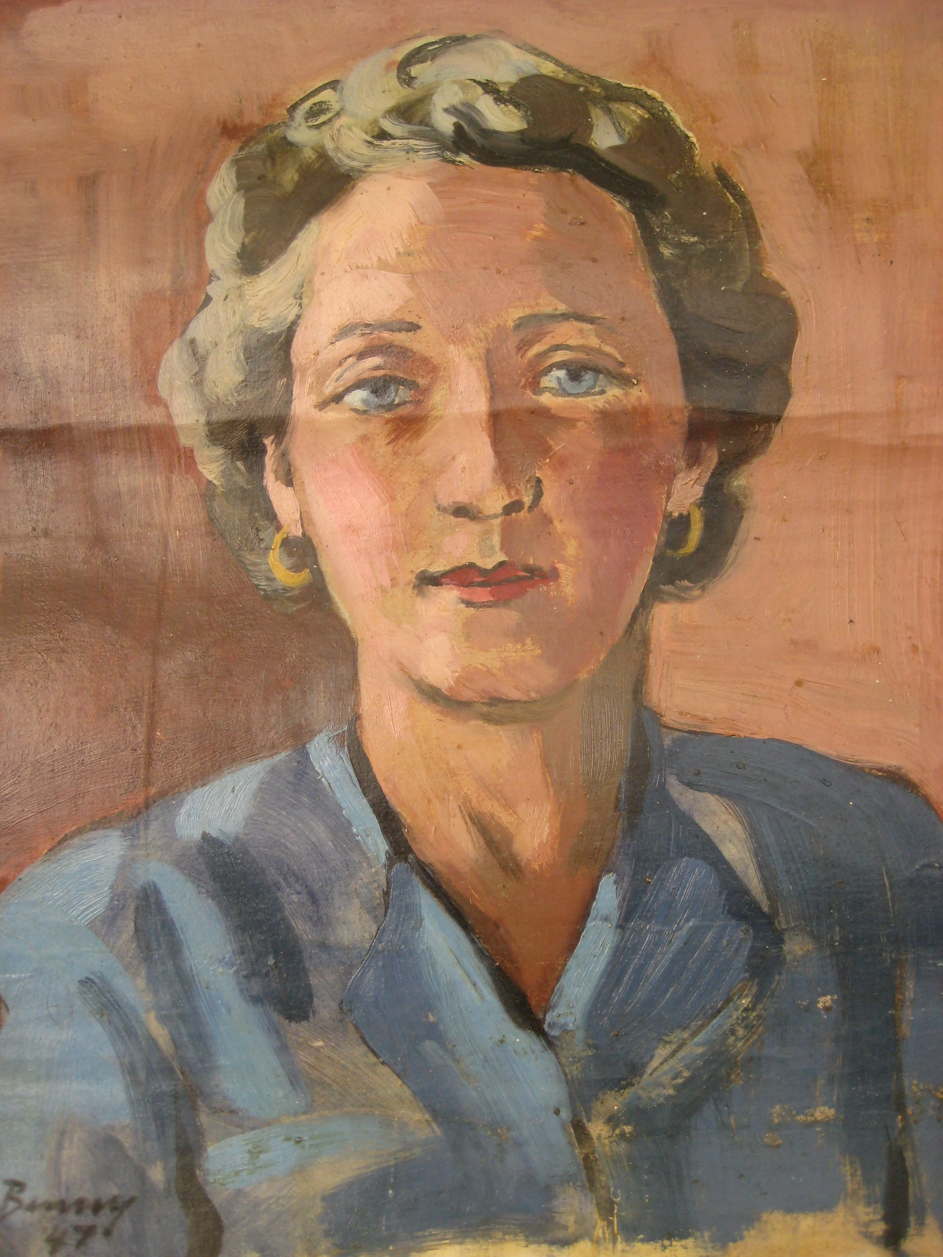 WOMAN IN BLUE BLOUSE (1947)