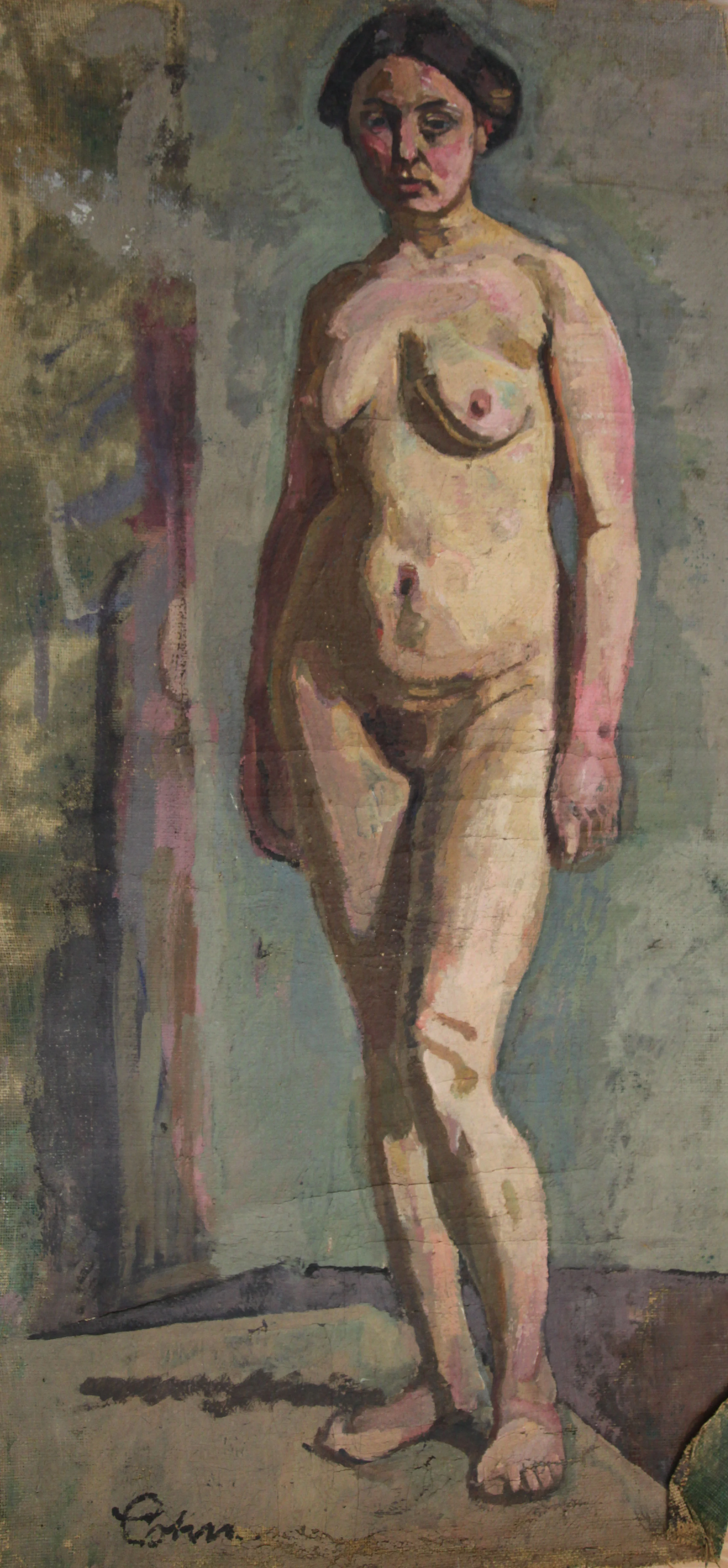 NAKED WOMAN STANDING
