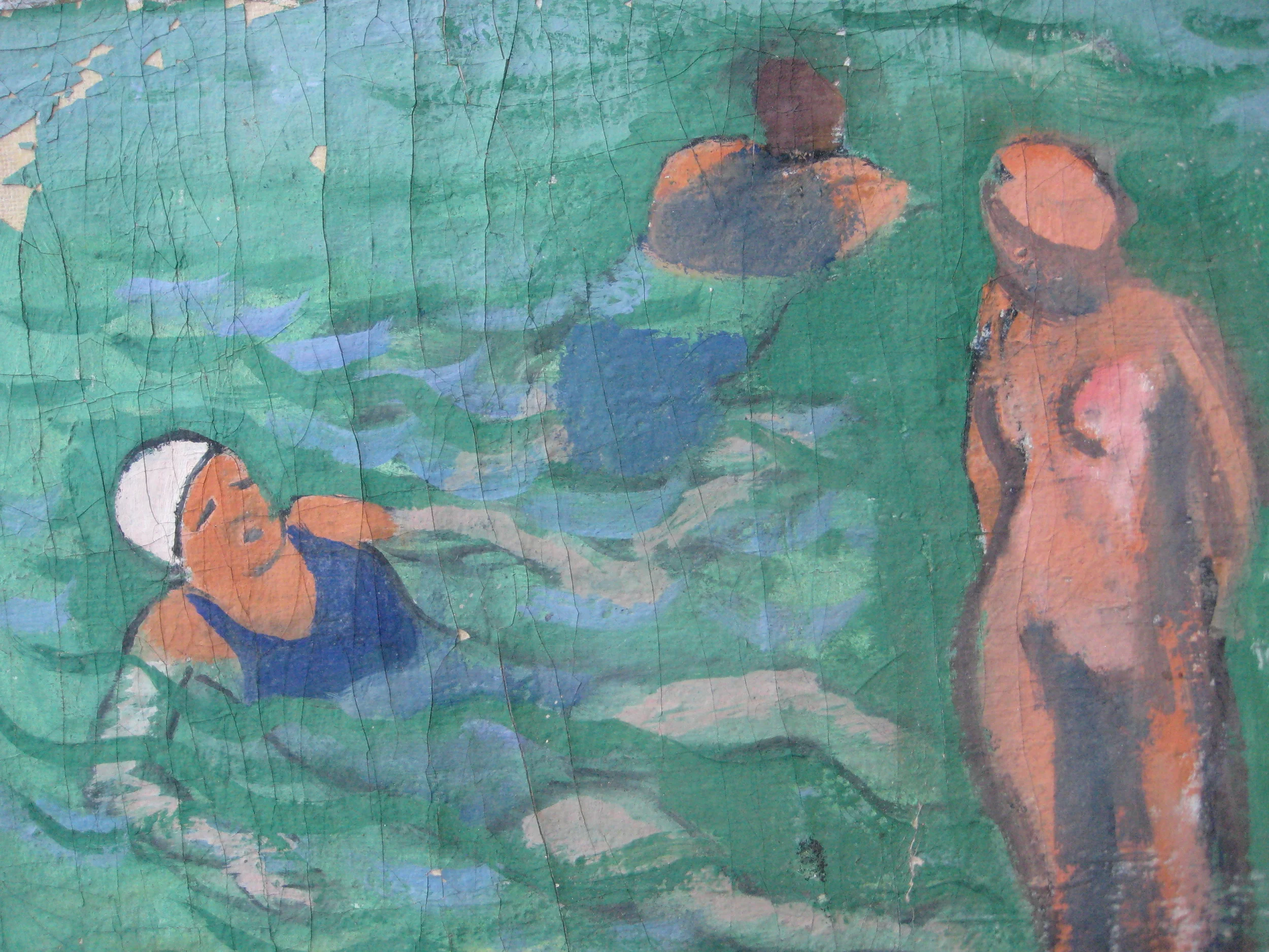 People swimming