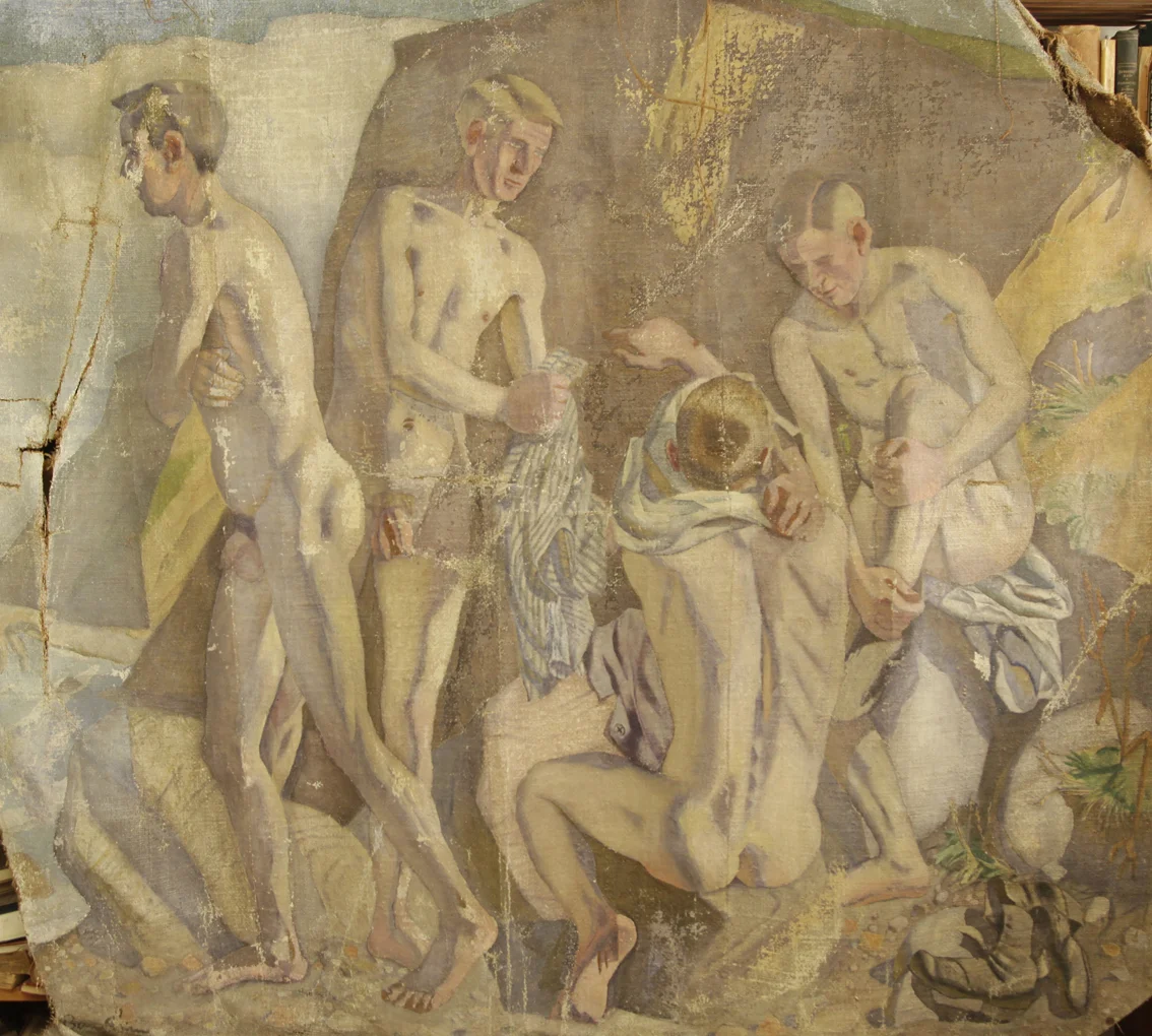 Naked Boys at Beach (1919)