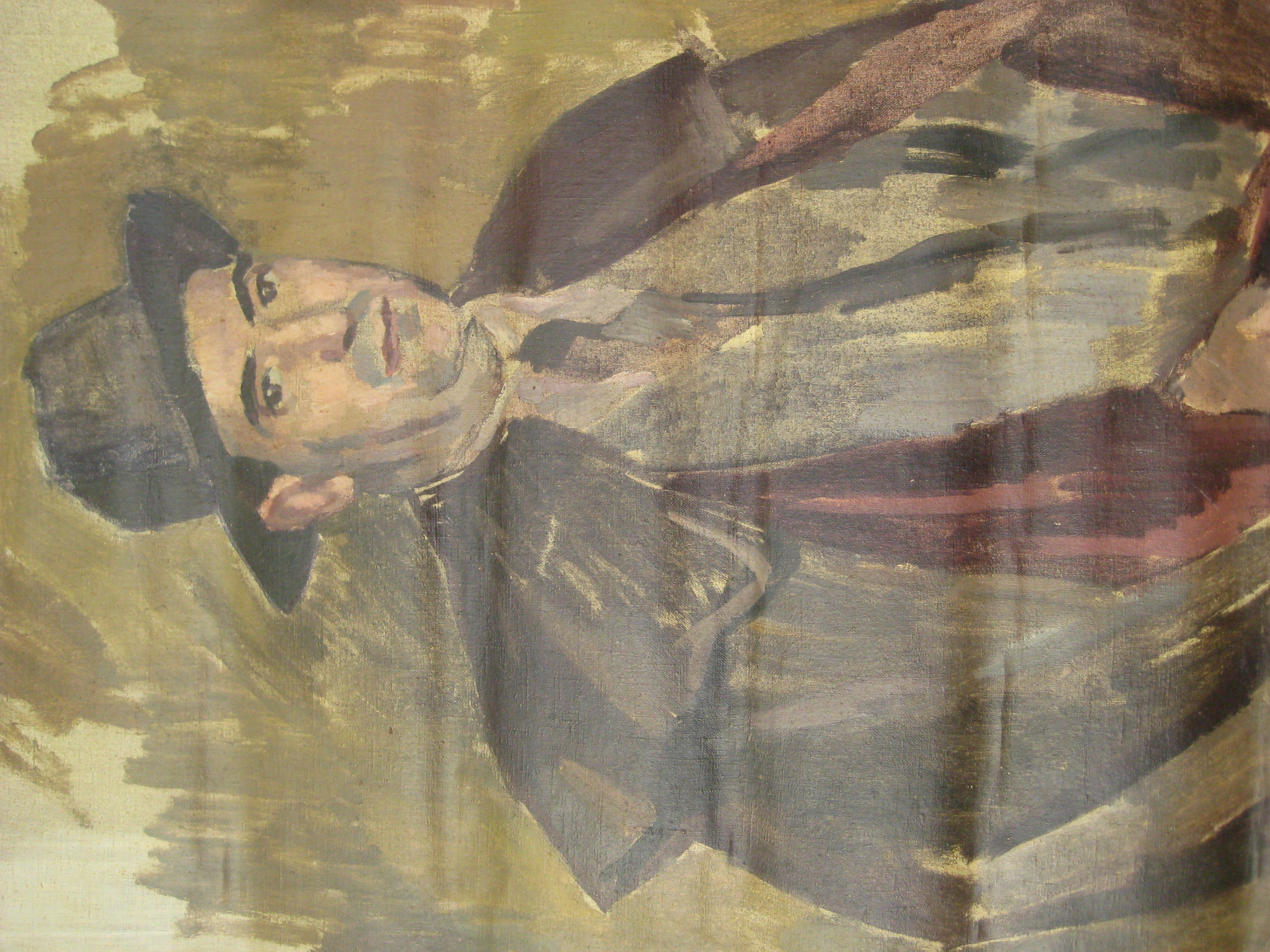 MAN WITH CLOAK AND HAT (1930-35)
