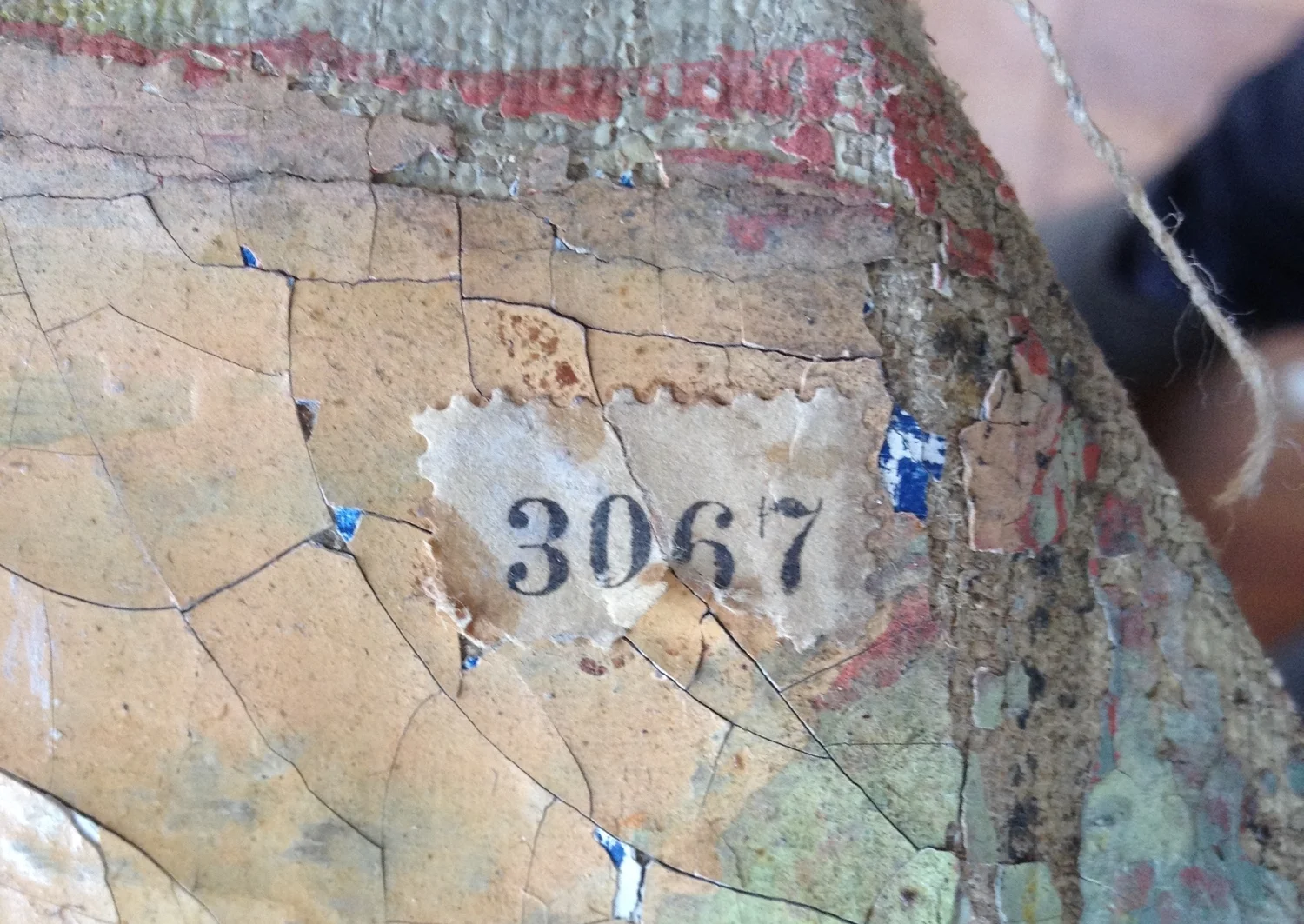 Many of the paintings was damaged after all these years